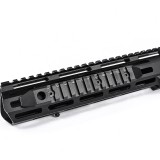 9-Slot M-Lok & KeyMod Rail Black (ME08007 Metal)