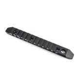 9-Slot M-Lok & KeyMod Rail Black (ME08007 Metal)