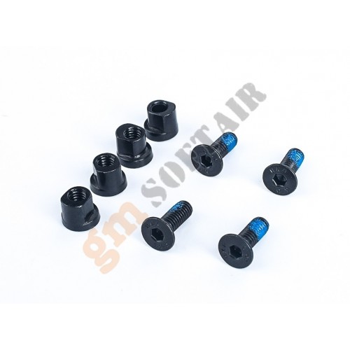 Set da 10 Dadi M4 KeyMod Corti (ME102 Metal)