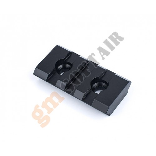 3-Slot M-Lok &amp; KeyMod Rail Black (ME08004 Metal)