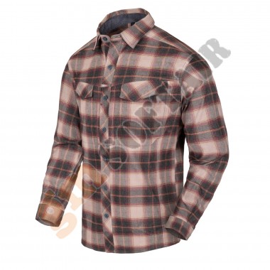 Defender Mk2 Pilgrim Shirt Rust Plaid Size XXL (KO-DPG-SR Helikon-Tex)