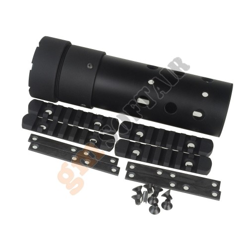 Paracanna M4 PRI GIII Round Rail in Polimero 7 inc Nero (MADBULL)