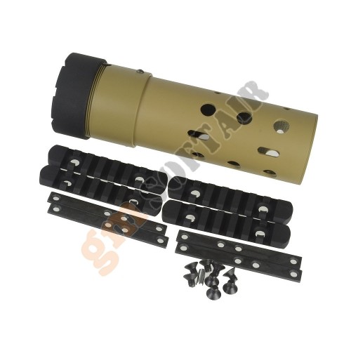 Paracanna M4 PRI GIII Round Rail in Polimero 7 inc TAN (MADBULL) Paracanna M4 PRI GIII Round Rail in Polimero 7 inc TAN (MADBULL)