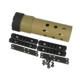 Paracanna M4 PRI GIII Round Rail in Polimero 7 inc TAN (MADBULL)