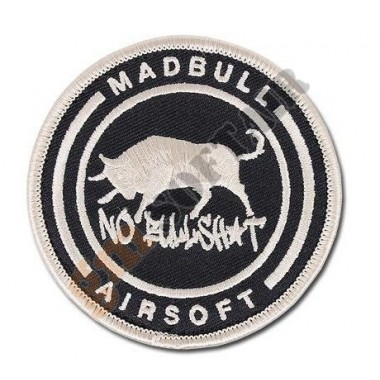 Patch Ricamata Logo Madbull TAN/BK (PATCH-MADBULL-1 MadBull)