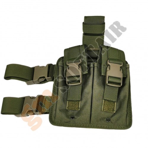 Porta caricatore cosciale per G36 Verde (2K96V Vega Holster)