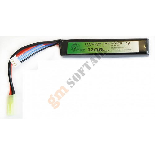 LiPo 11.1 x 1200 20 C Tubo (SUPREME) LiPo 11.1 x 1200 20 C Tubo (SUPREME)