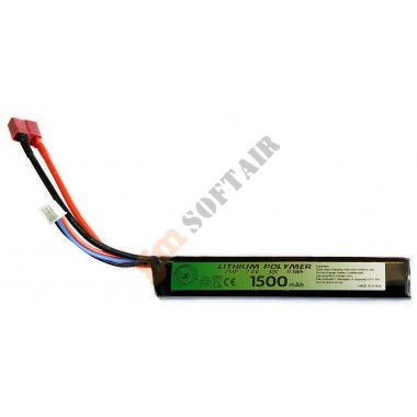 LiPo 7.4 x 1500 30 C Tubo DEANS (S2S15C30TD SUPREME)