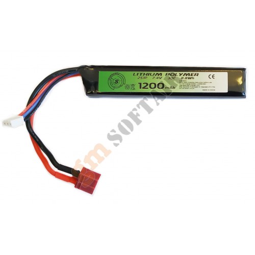 LiPo 7.4 x 1200 30 C Tubo (SUPREME) LiPo 7.4 x 1200 30 C Tubo (SUPREME)