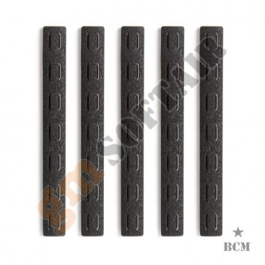 BCM Keymod Rail Panel Kit (5pack) Black (BM001 PTS)