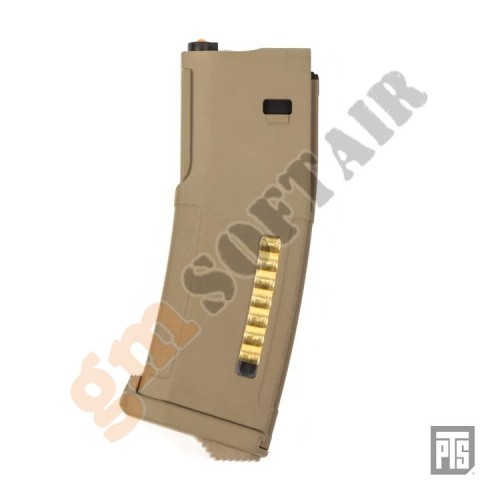 PTS Caricatore EPM per TM SRE M4/SCAR da 150bb Nero (PT152450307 PTS)