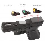 Hi-Capa Gungnir Custom SLIDE - Direct Optic Mount Black (171566 Nine Ball)