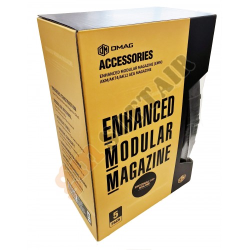 Set da 5 DMAG per AK74 da 30/135 bb Variable-Cap EMM FDE (MAG-7S D-Day)