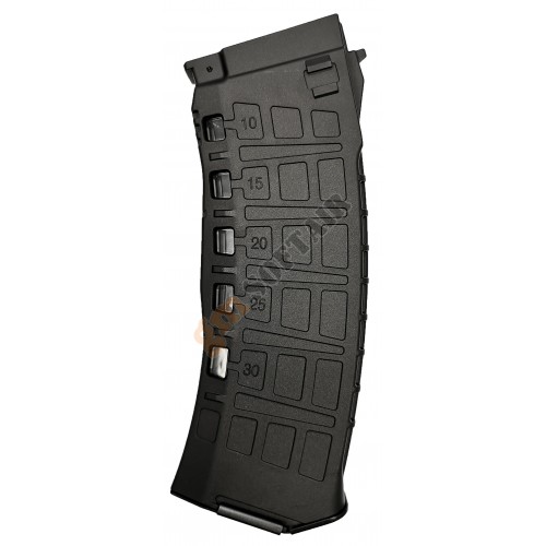 Set da 5 Caricatori per AK74 da 30/135 bb Variable-Cap EMM Bakelite Black (MAG-K02 Arcturus)