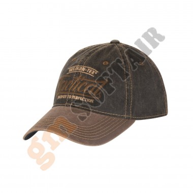Tactical Snapback Cap - Dirty Washed Cotton - DW Black / DW Brown D (CZ-TSC-DW Helikon-Tex)