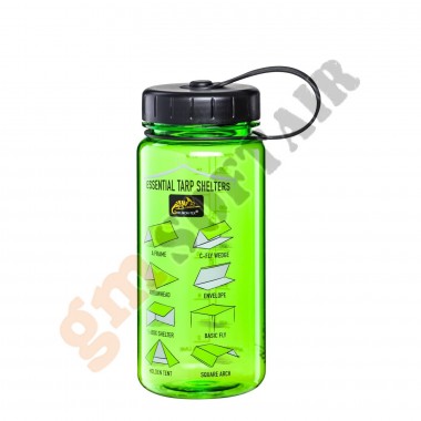 Tritan Bottle Wide Mouth Tarp Shelters (550 ml) Green / Black (HY-WS5-TT Helikon-Tex)