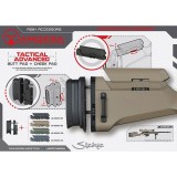 Amoeba Stiker Tactical Advanced Butt Pad + Cheek Pad - OD