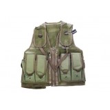 Gilet Tattico a Rete tipo Arktis con zip OD (H10051 Royal)