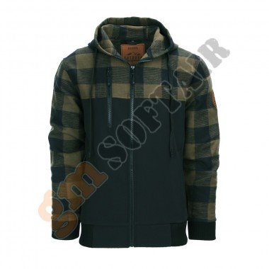 Lumbershell Jacket - Black/Olive - tg. XXXL (129535 Fostex)