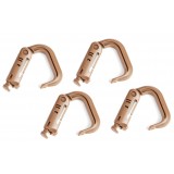 Set 4 Moschettoni Grimlock Verdi (101 Inc.)