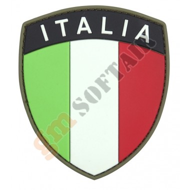 Patch 3D PVC Italy flag shield (444130-5550 101 INC)