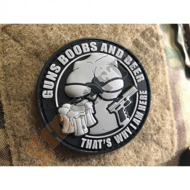 Patch PVC Guns Boobs and Beer - Swat (JTG.GBB.sw JTG)