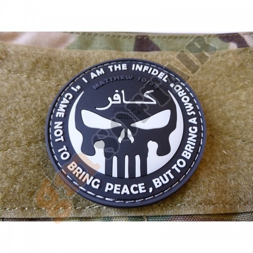 Patch 3D Infidel Punisher Red