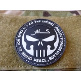 Patch 3D Infidel Punisher Red