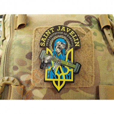Patch Acrylic Saint Javelin Skull - Full Color (JTG.ACSJ.fc JTG)