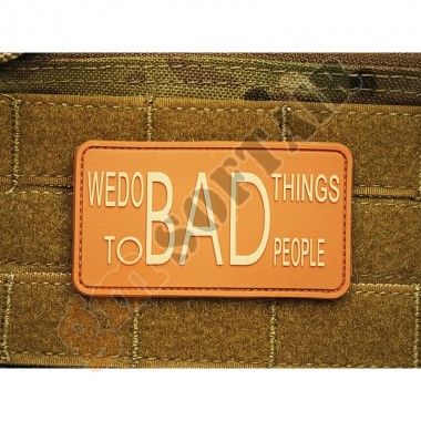 Patch PVC We Do Bad Things - Desert (JTG.BAD.dt JTG)