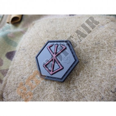 Patch PVC Hexagon Berserker Rune - Full Color (JTG.H.BSK.fc JTG)