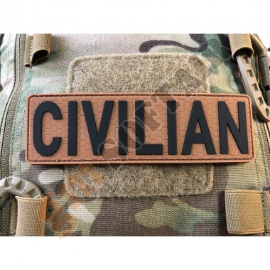 Patch PVC Civilian - Coyote Brown (JTG.CIP.cb JTG)