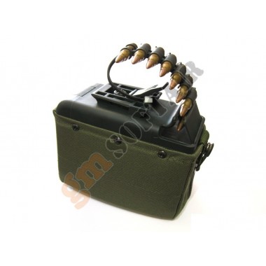 1100bb Electric Box Magazine for LMG006 - Olive Drab (CAR-035-OD ARES)