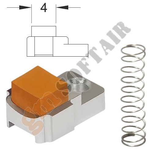 Pressore HopUp - Soft Flat - da 6 mm (MX-HOP010SF6 Maxx Model)