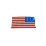 Bandiera USA DX a Colori Plastificata Large