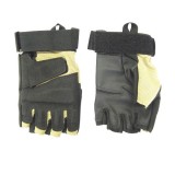 Guanti Mezze Dita Tessuto/Pelle TAN Tg. XL