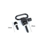 Anello Porta Cinghia con Supporti a Vite (2x) (ME04001 Metal)