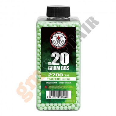 Bottiglia 0.20g Traccianti 2700bb - GREEN (G-07-264 G&G)