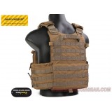 Blue Label Quick Release 094K Style Plate Carrier Coyote Brown (EMB7405CB Emerson)