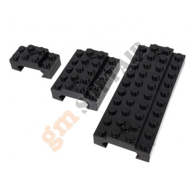 Block Rail Cover Picatinny - Black (183163 First Factory)