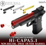 Canna Esterna Hi-Capa 5.1 - Non Recoil 2Way - Black (167637 Nine Ball)