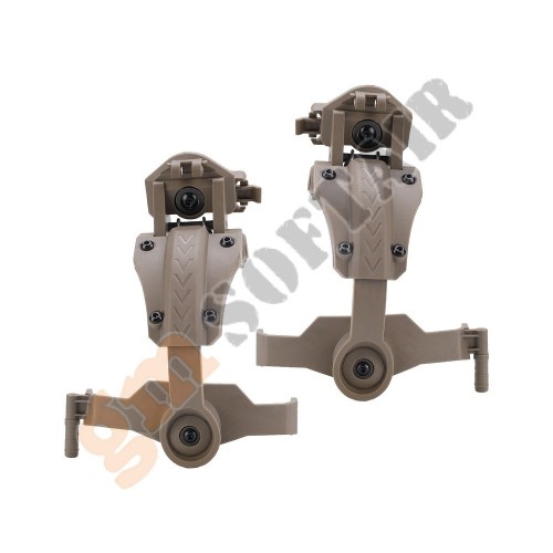 Supporti da Elmetto (slitte ARC) per Cuffie Comtac - Black (ID102 Z-Tactical)