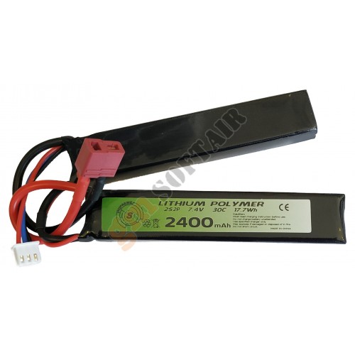 LiPo 7.4 x 2400 30 C - Crane - Mini Tamiya (SUPREME) LiPo 7.4 x 2400 30 C - Crane - Mini Tamiya (SUPREME)