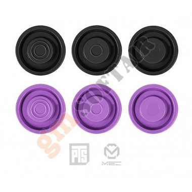 MEC Set 6 Teste Pistone GBB (14.2-14.8) - Black & Purple (ME113450300 PTS)