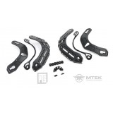 MTEK FLUX M-LOK Accessory Rails - Black (MF102140307 PTS)