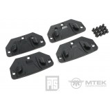 MTEK FLUX M-LOK Accessory Rails - Black (MF102140307 PTS)