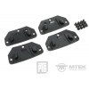 MTEK FLUX M-LOK Accessory Rails - Black (MF102140307 PTS)