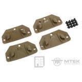 MTEK FLUX Hooks for Retention Strap - Black (MF103140307 PTS)