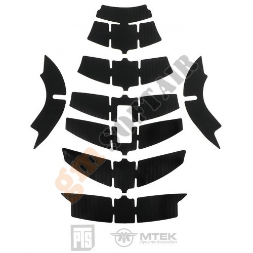 MTEK FLUX Exterior Velcro Kit - Black (MF203140307 PTS)