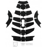 MTEK FLUX Exterior Velcro Kit - Black (MF203140307 PTS)